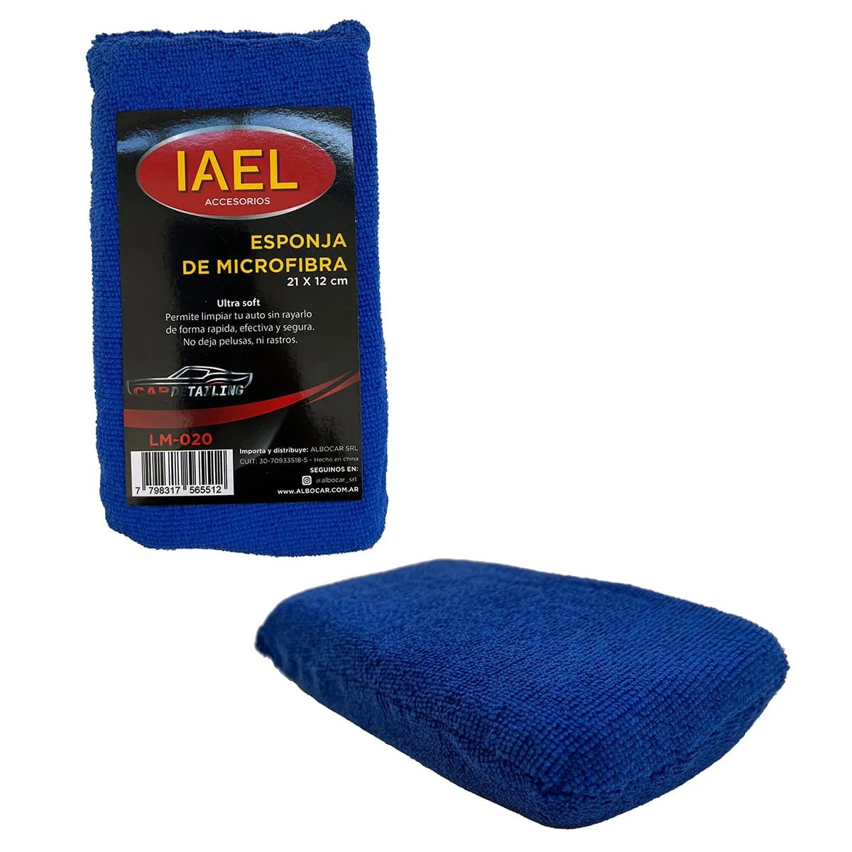 ESPONJA MICROFIBRA IAEL 21X12CM ULTRA SOFT